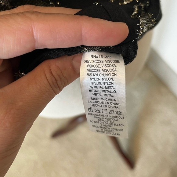 Anthropologie Current Air Los Angeles Black & Gold Tank - Picture 8 of 8